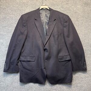 Jos. A. Bank Blazer Mens 48R Navy Blue 100% Cashmere 2-Button Sport Coat‎ Jacket